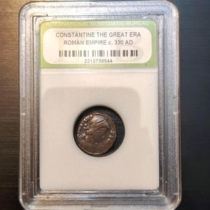 #9544 Constantine Roman Empire Ancient Coin Authentic Artifact